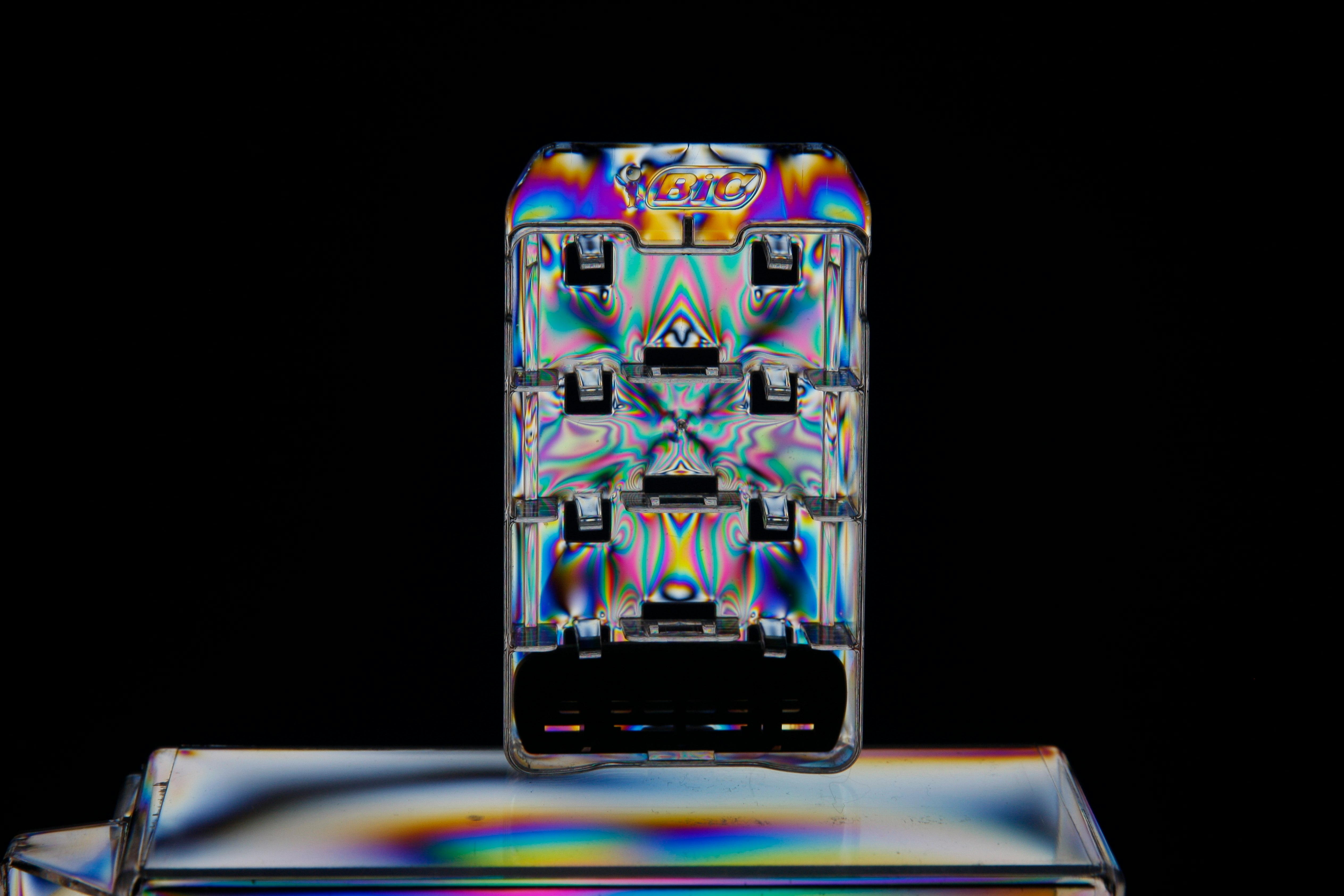 rectangular iridescent case